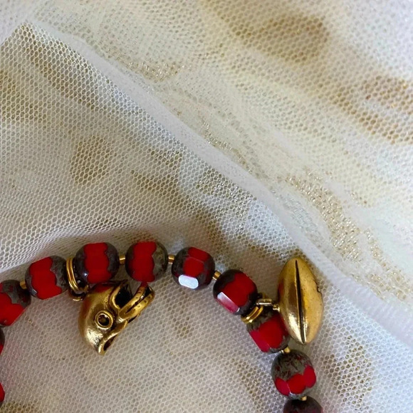 NWT Sports Buccanner Pirate Handmade Bracelet with Cute Goldplated charms - Picture 7 of 7